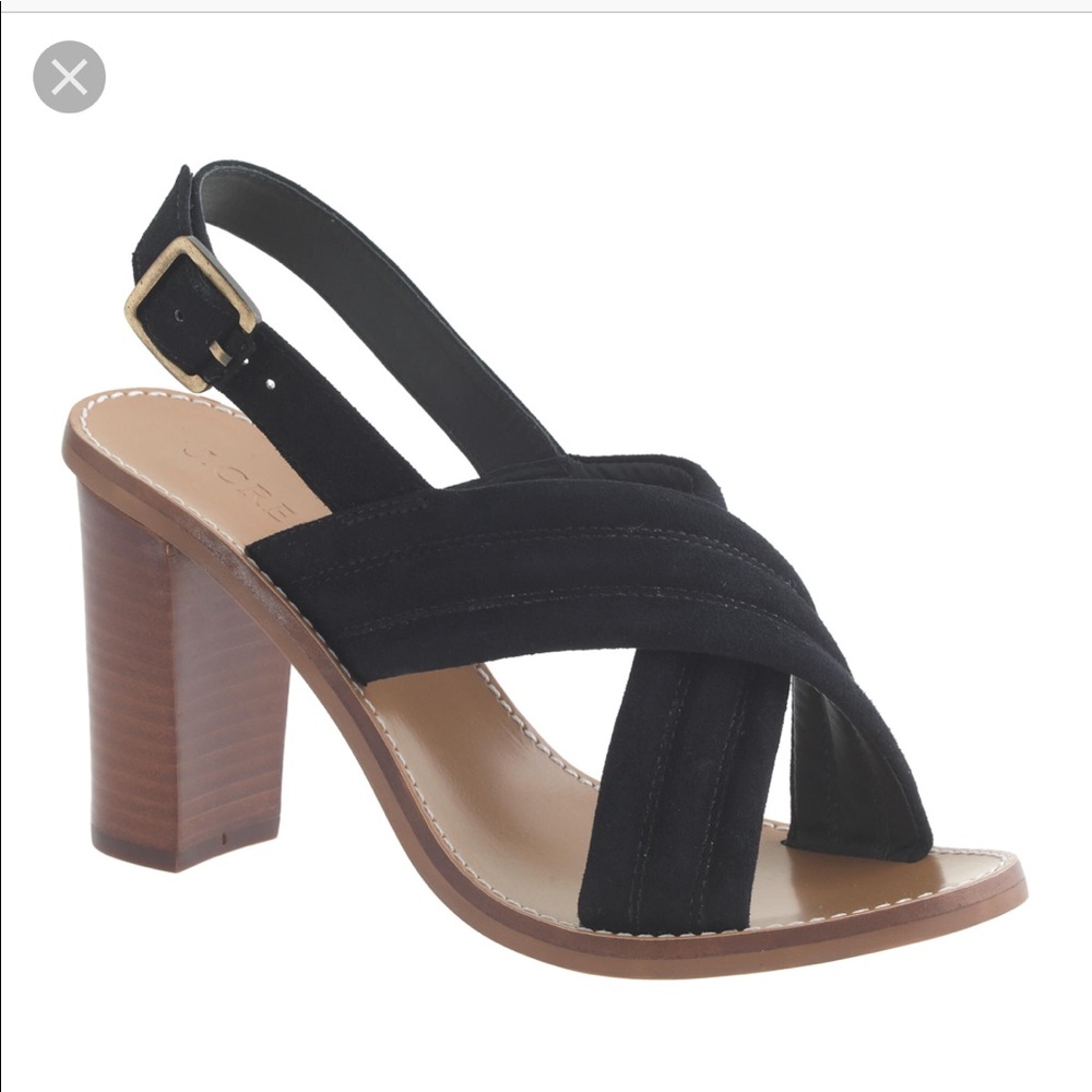 J.Crew Marcie Suede Leather Sandals - Size 9
